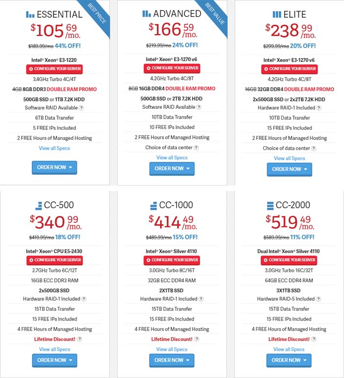 Dedicated Hosting Plans - InMotion Hosting InMotion Hosting Coupon Codes