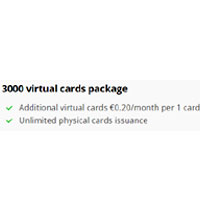 3000 Virtual Cards Package : Business.wallester 3000 Virtual Cards Package : Business.wallester