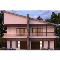472du Skillion Duplex : Australian Floor Plans