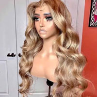 Lace Front Wig Elegantly Rich Blonde : Klaiyihair