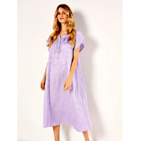 Midi Nightgown With Lace | Bloomingwear.com Midi Nightgown With Lace | Bloomingwear.com