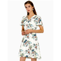 Short Sleeve A-Line Flare Dress | Allegra-k Short Sleeve A-Line Flare Dress | Allegra-k