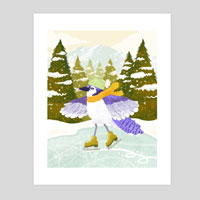 Blue Jay Ice Skating | Inprnt.com Blue Jay Ice Skating | Inprnt.com