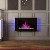 Flare Azonto Wall Mounted Electric Fire : Direct Fireplaces